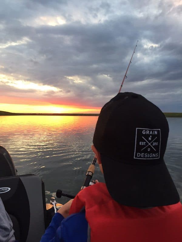 Favorites of 2016 - Sunset Boat Fishing Scene