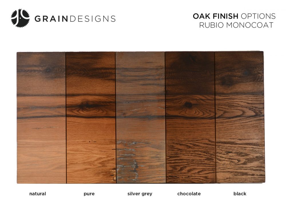 Wood Finish Options - Grain Designs