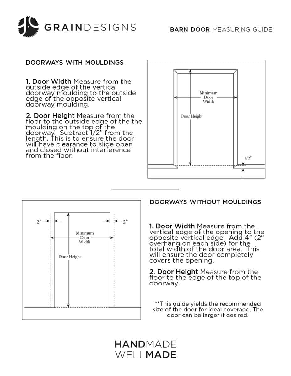 How To Measure For A Sliding Barn Door
