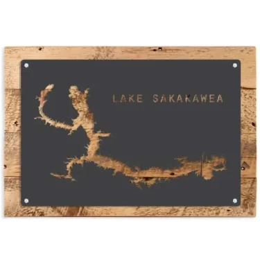 Lake Sakakawea Sign