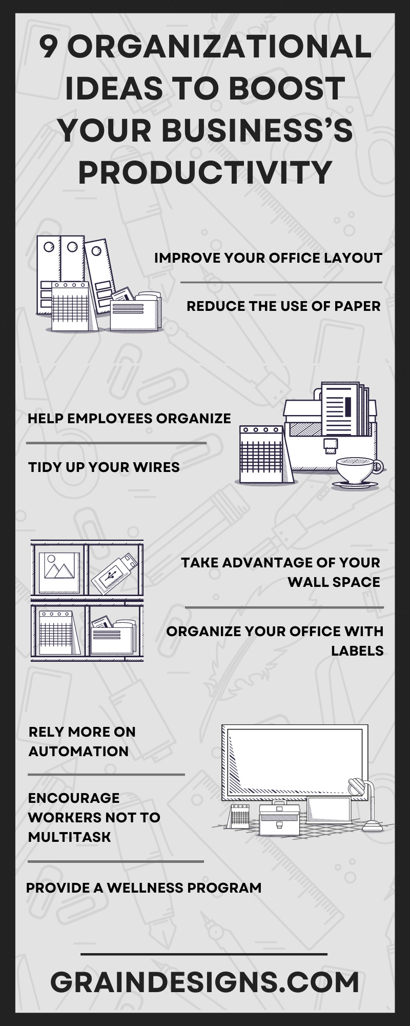 9 Organizational Ideas To Boost Your Business’s Productivity 
