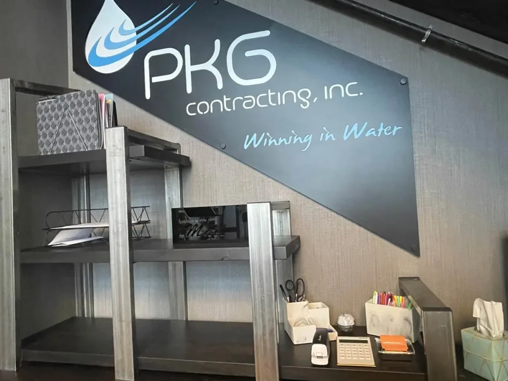 custom reception desk